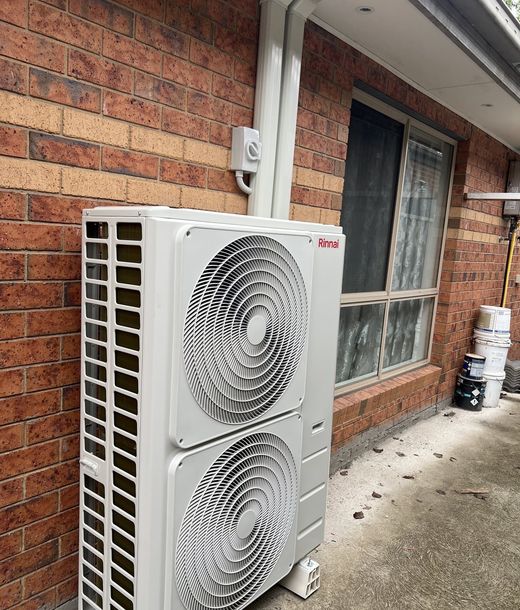 Rinnai outdoor unit - Customer photo from a Google review